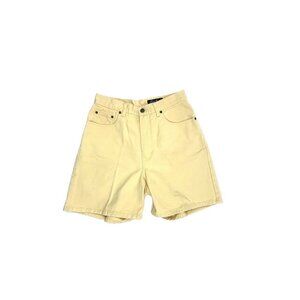 Eddie Bauer Loose Fit Women's size 10 Yellow Denim Jean Shorts
